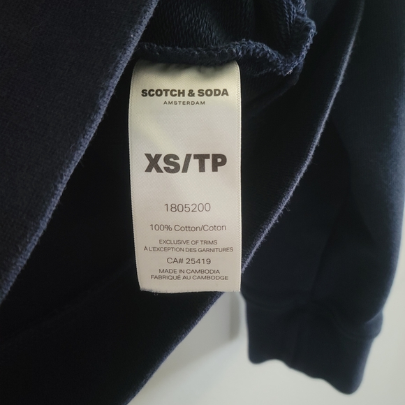 ANTHRO SCOTCH & SODA Paris Womens XS Crewneck Sweatshirt - Picture 4 of 7